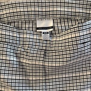 Jules & Leopold Monochrome Checkered Trousers